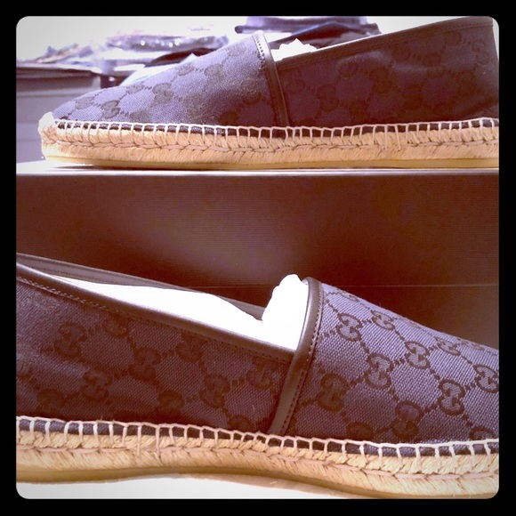 Gucci Other - SOLD Gucci Black Web Espadrilles